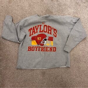 Swiftie oversized vintage style crew neck‎